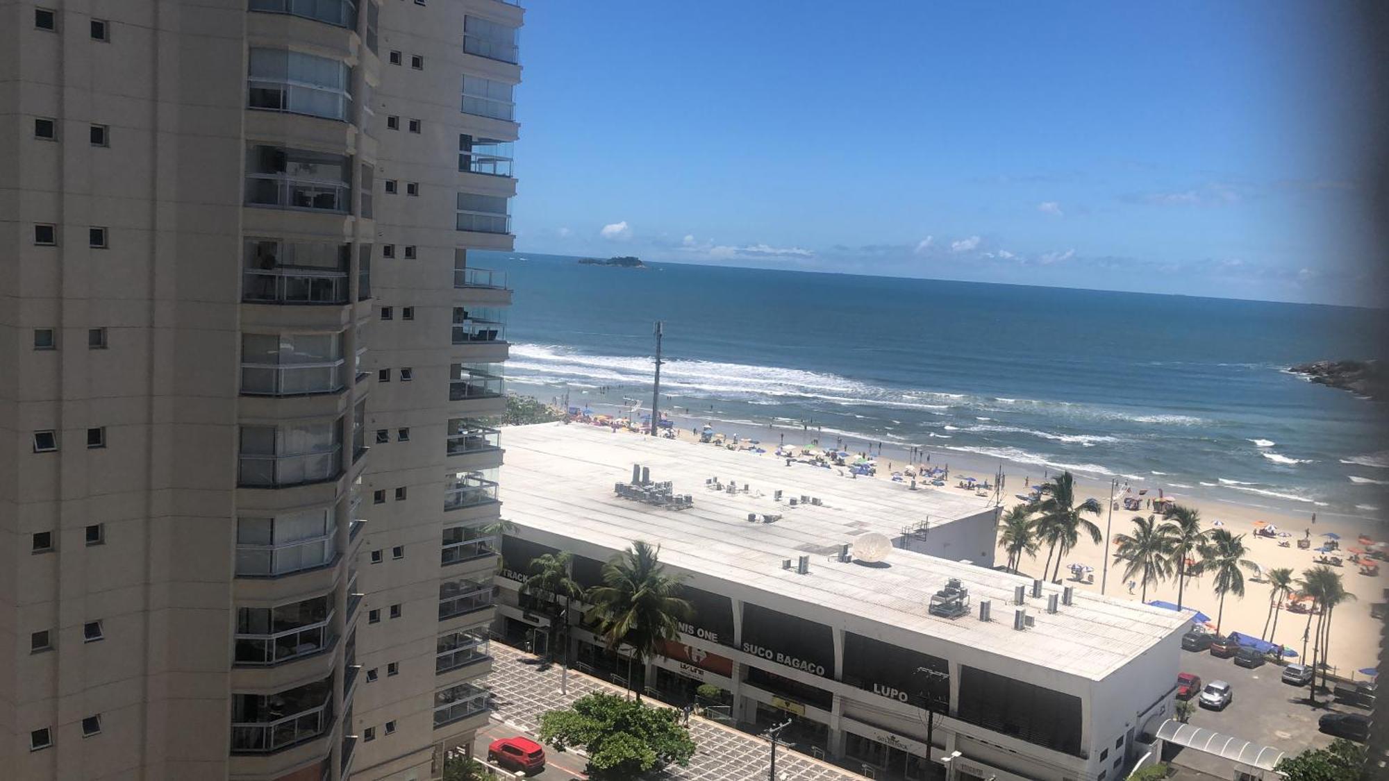 Guaruja Pitangueiras Apto Na Praia Exterior photo